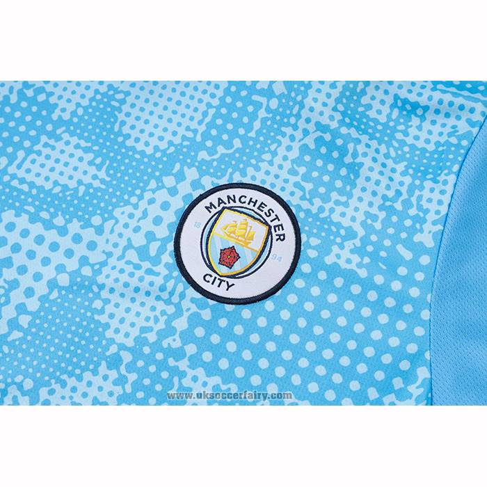 Tracksuit Manchester City Short Sleeve 2025-2026 Blue - Shorts